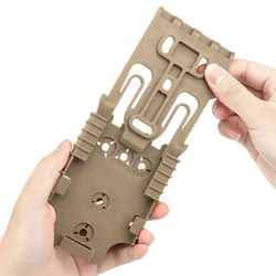 Adaptador tactico de desenfunde rapido Glock - funda, placa y hebilla