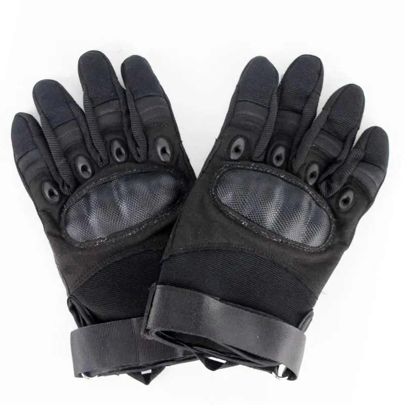 Guantes tácticos fibra de carbono con pantalla táctil dedo completo - imagen 4