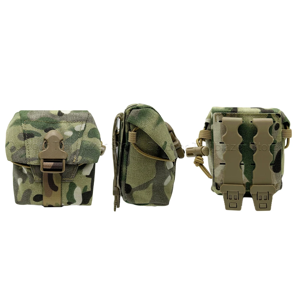 Bolsa táctica MOLLE universal para cargadores y granadas con cordón - imagen 2