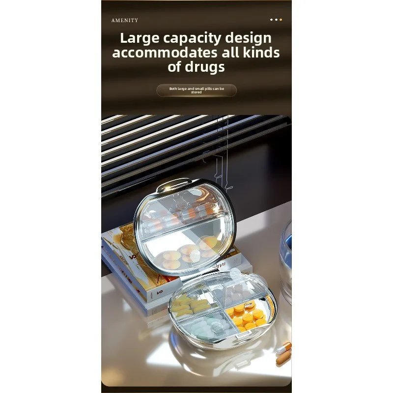 Caja de medicamentos portátil hermética para botiquín - imagen 2