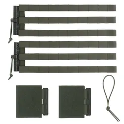 Porta placas táctico MOLLE con hebilla liberación rápida JPC