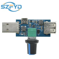 Regulador de velocidad USB para ventilador con control ajustable