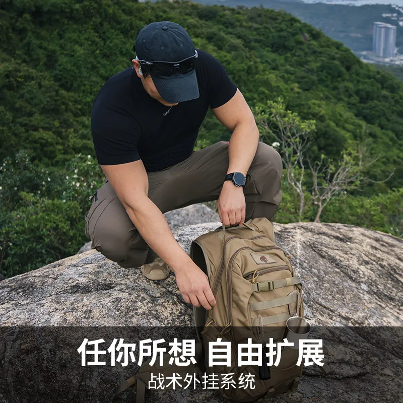 Mochila de senderismo gran capacidad con doble asa para hombre - imagen 2