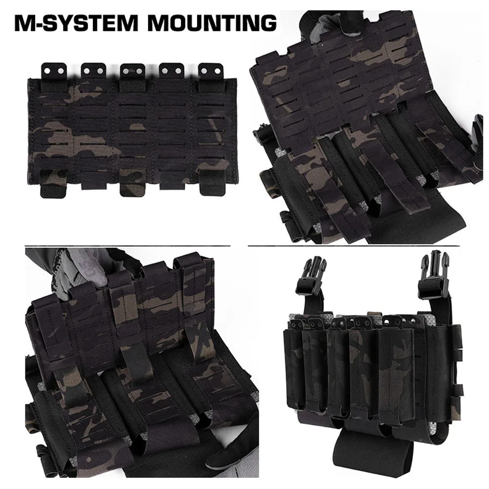 Bolsa táctica portacargadores multiusos para pistola, panel frontal - imagen 5