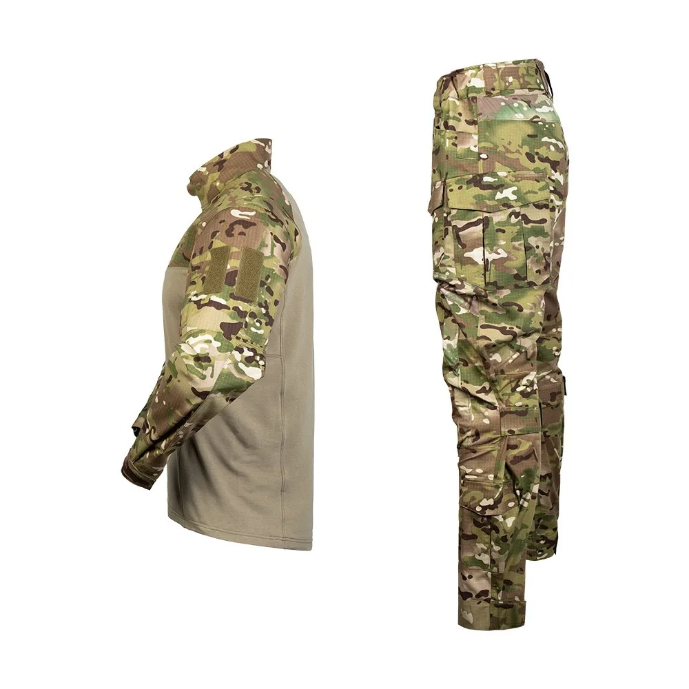 Uniforme táctico camuflaje hombre 3 piezas manga larga Airsoft Paintball - imagen 5