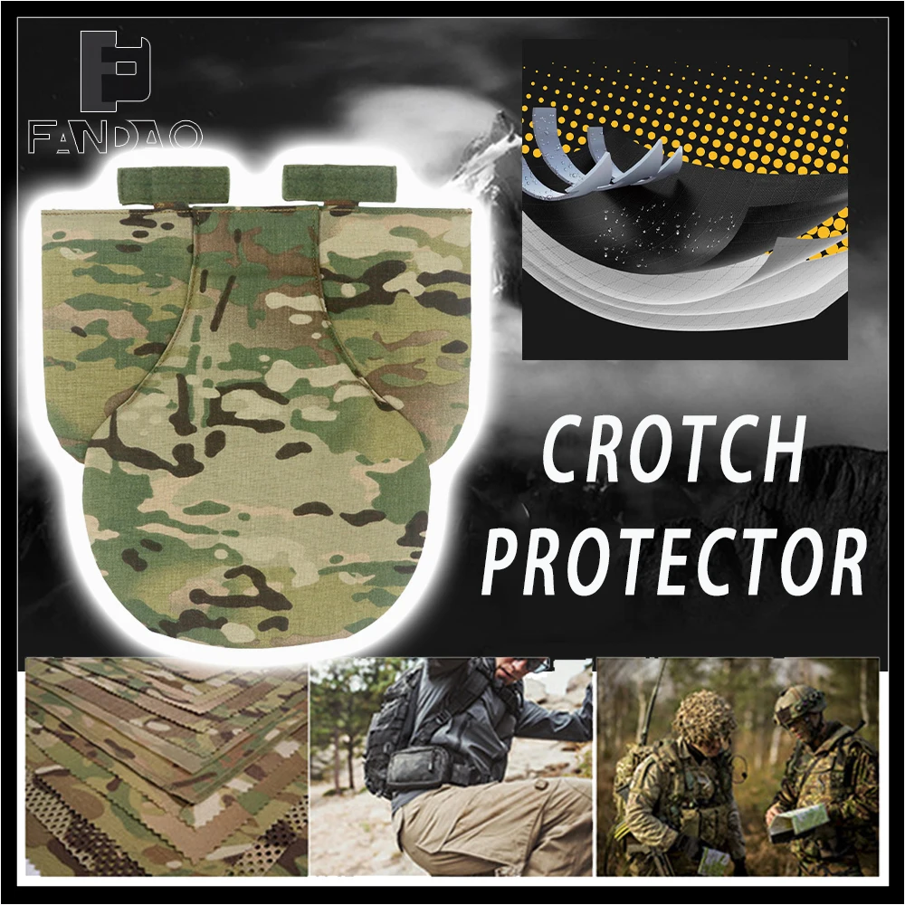Placa Táctica Entrepierna y Abdominal MOLLE – Protección Chaleco Combat - imagen 3