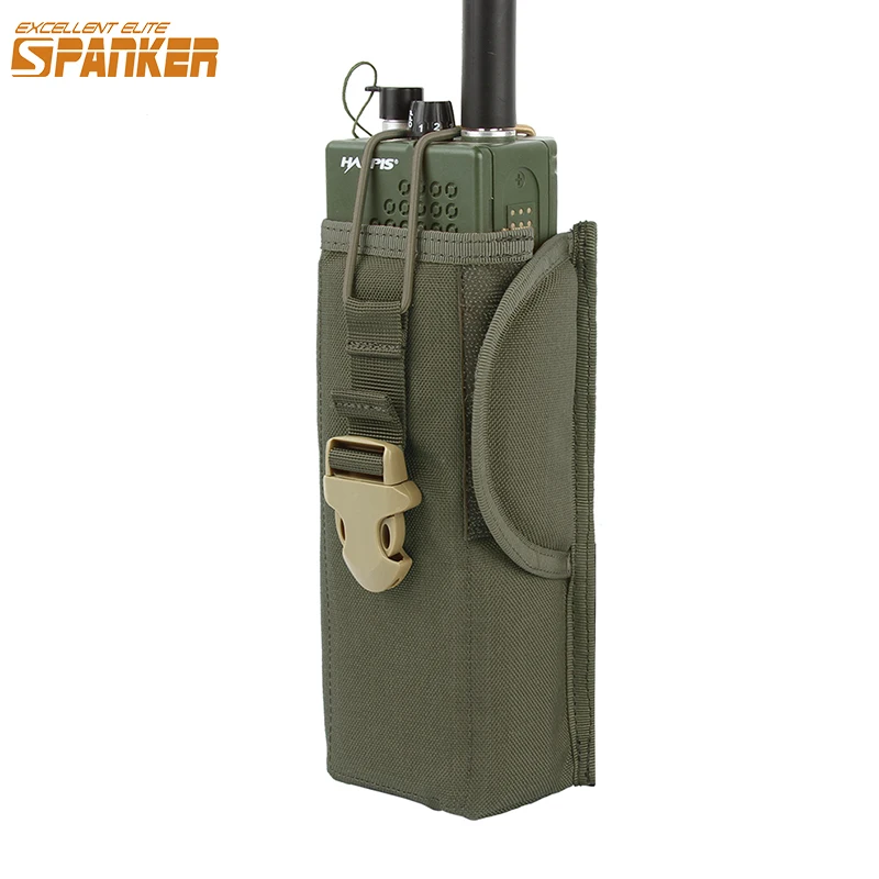 Bolsa táctica MOLLE riñonera para walkie talkie