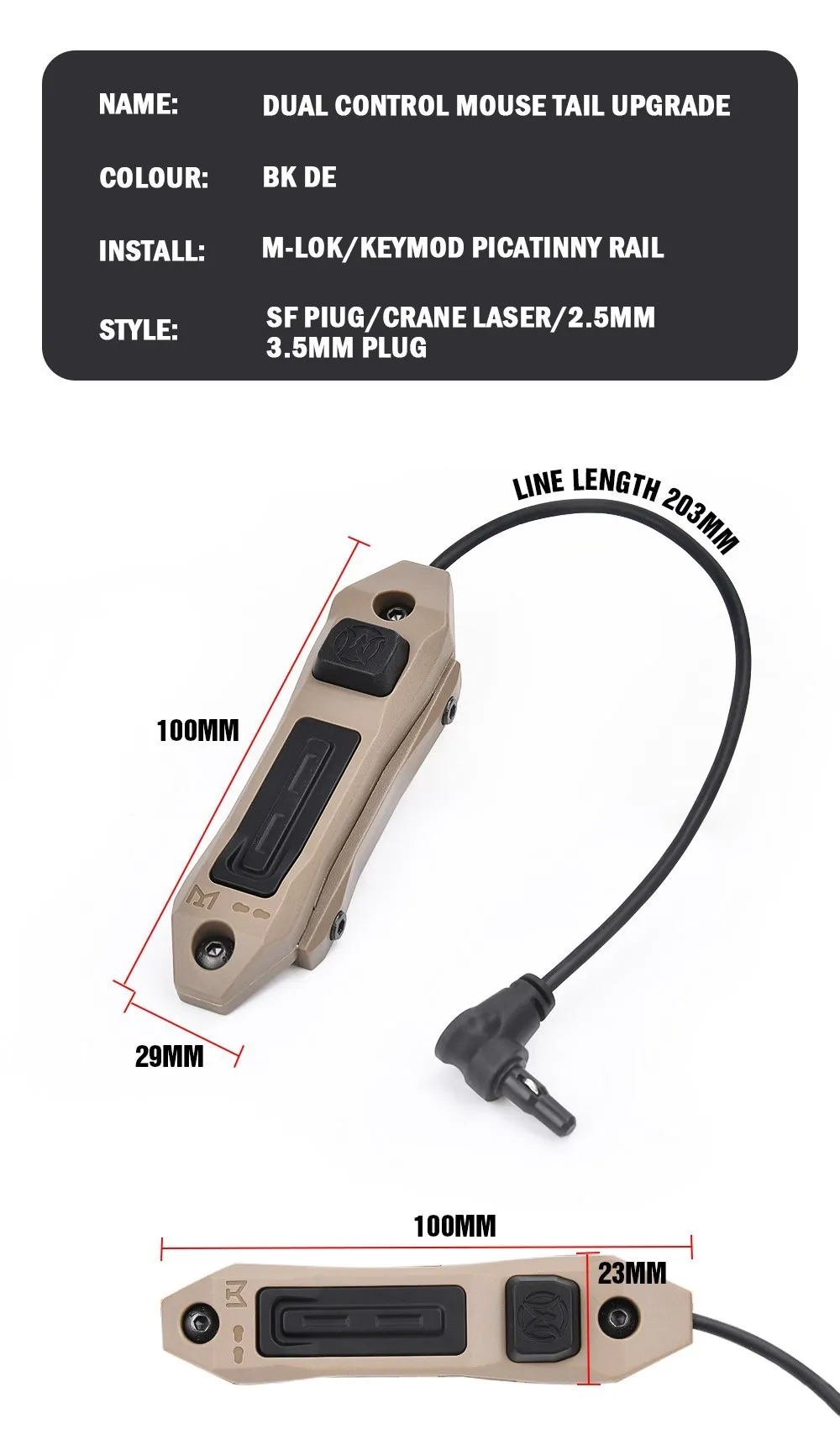 Montaje en riel 20mm