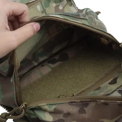 Panel trasero para chaleco táctico con bolsa doble almacenamiento