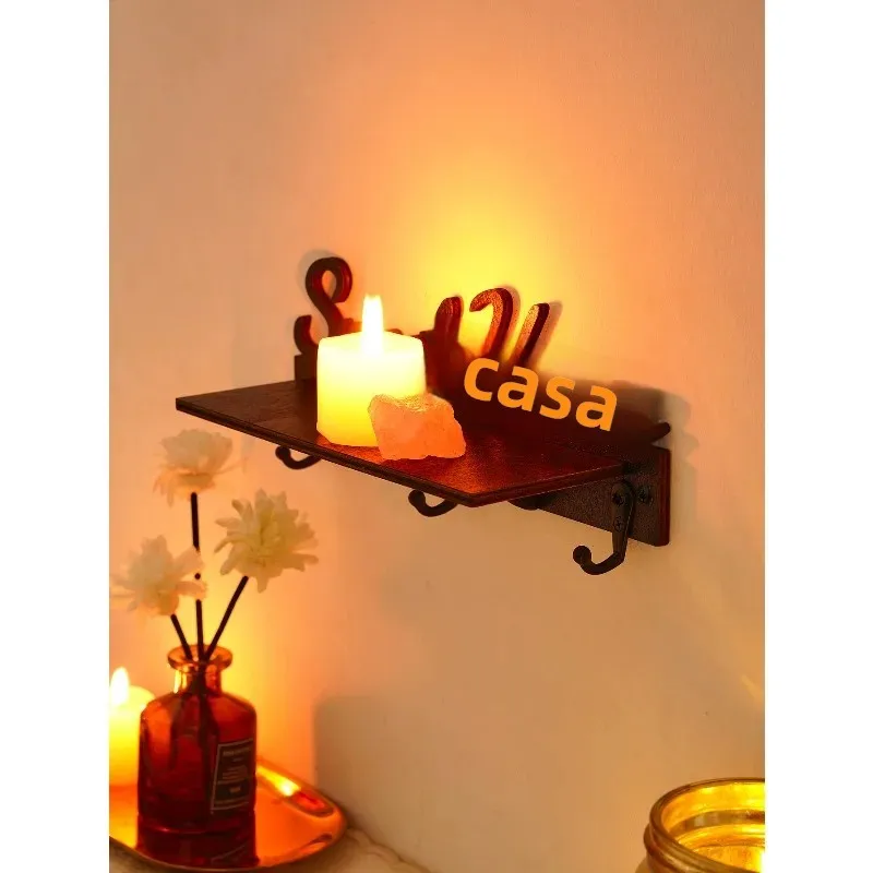 Sweet Home colgador de llaves de pared madera con perchero - imagen 5