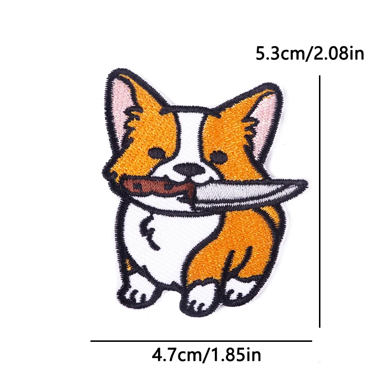 Parche bordado termoadhesivo gato y rana – para planchar ropa - imagen 4