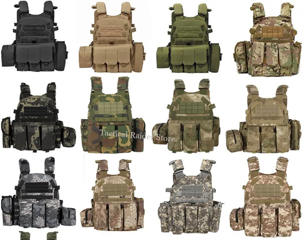 Chaleco táctico camuflaje ligero con bolsa y protección antipunzadas - imagen 4