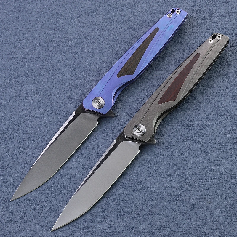 RIKE Navaja táctica plegable M390 acero militar EDC para bolsillo - imagen 2