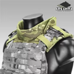 Cuello táctico modular forrado EVA – Protección cervical