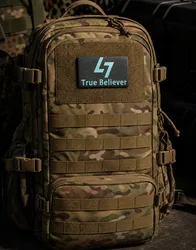 Parche bordado True Believer Escape from Tarkov – Velcro para chaleco táctico o mochila