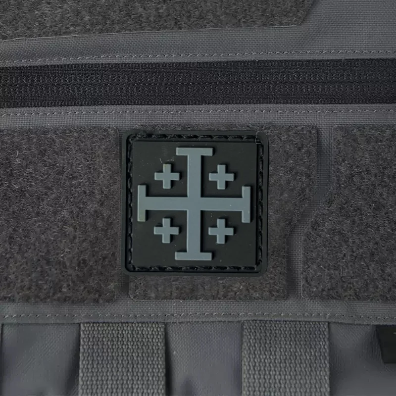 Parche táctico militar PVC con gancho y bucle para insignias - imagen 4