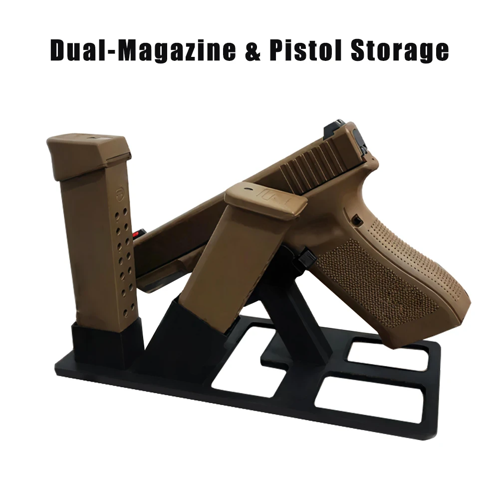 Soporte pared pistolas – Organizador táctico para armas de fuego