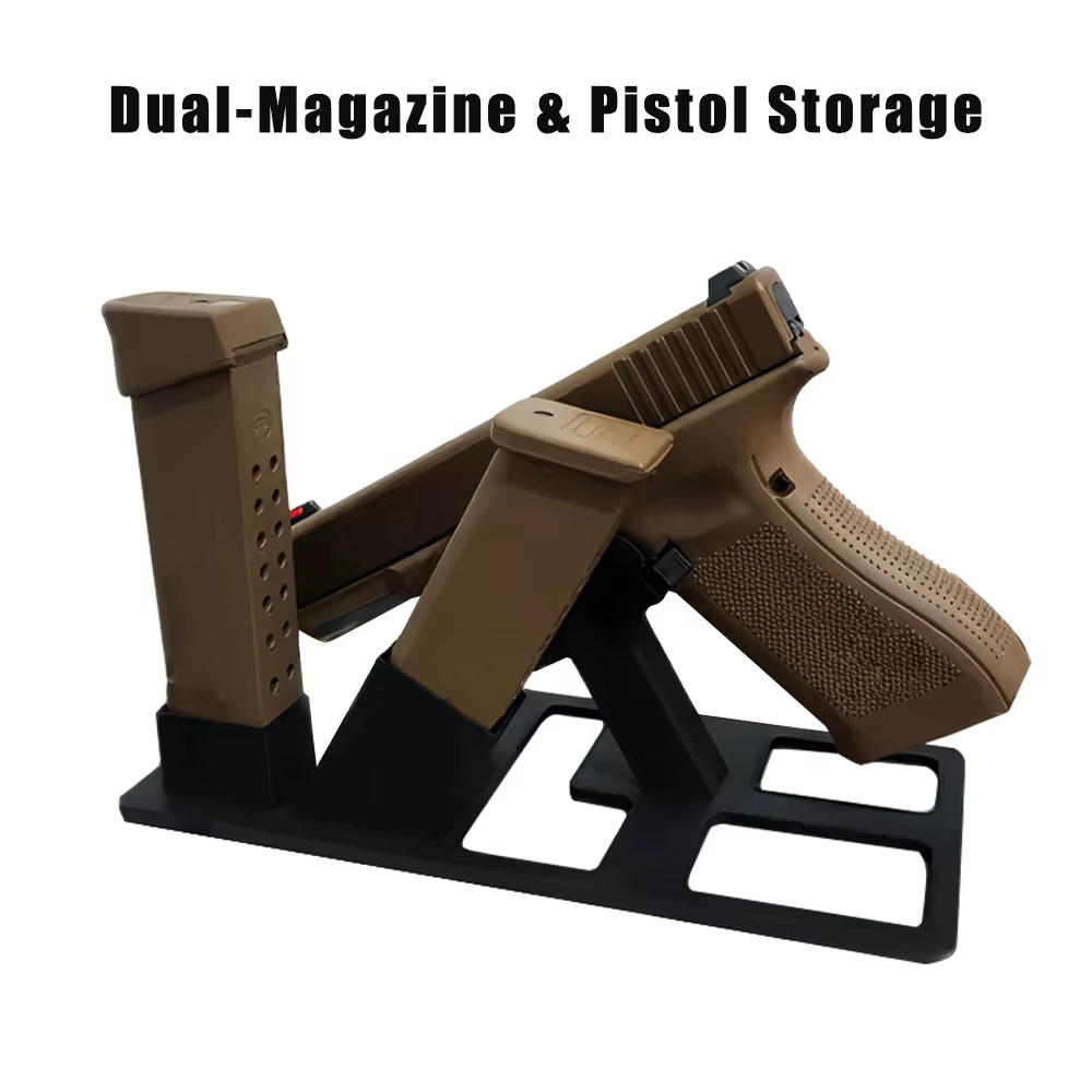 Soporte pared pistolas – Organizador táctico para armas de fuego
