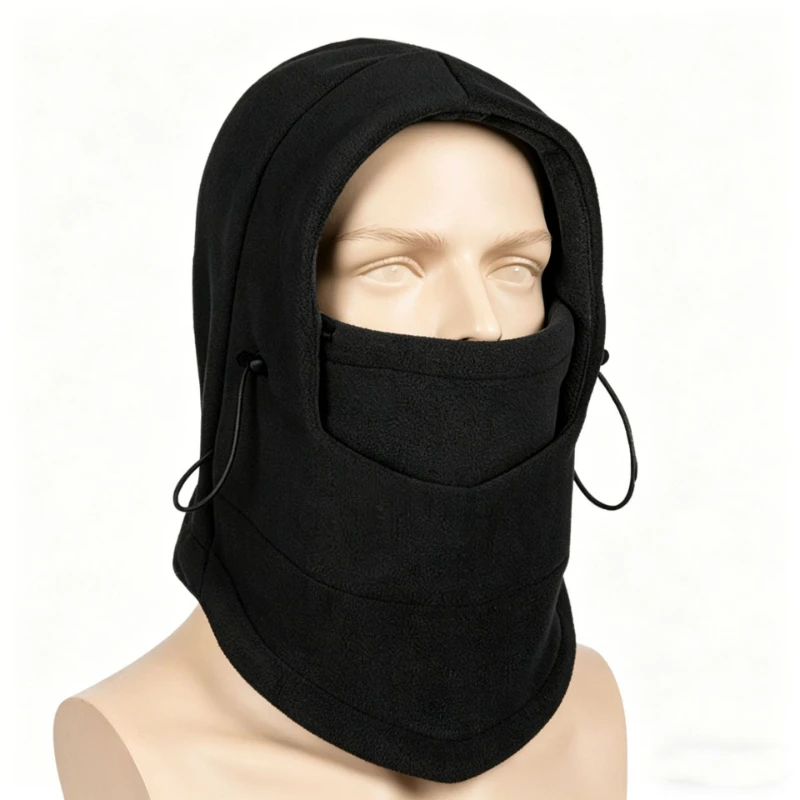 Gorro ciclismo forro polar máscara facial frío y viento - imagen 5