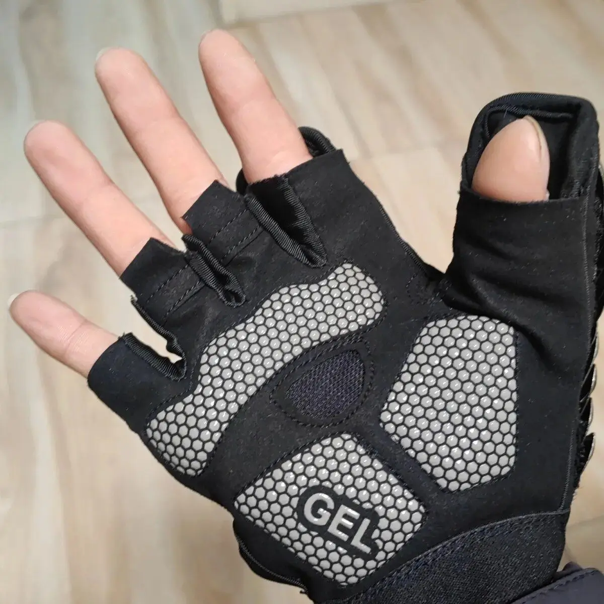 Guantes tácticos sin dedos antideslizantes transpirables airsoft - imagen 5