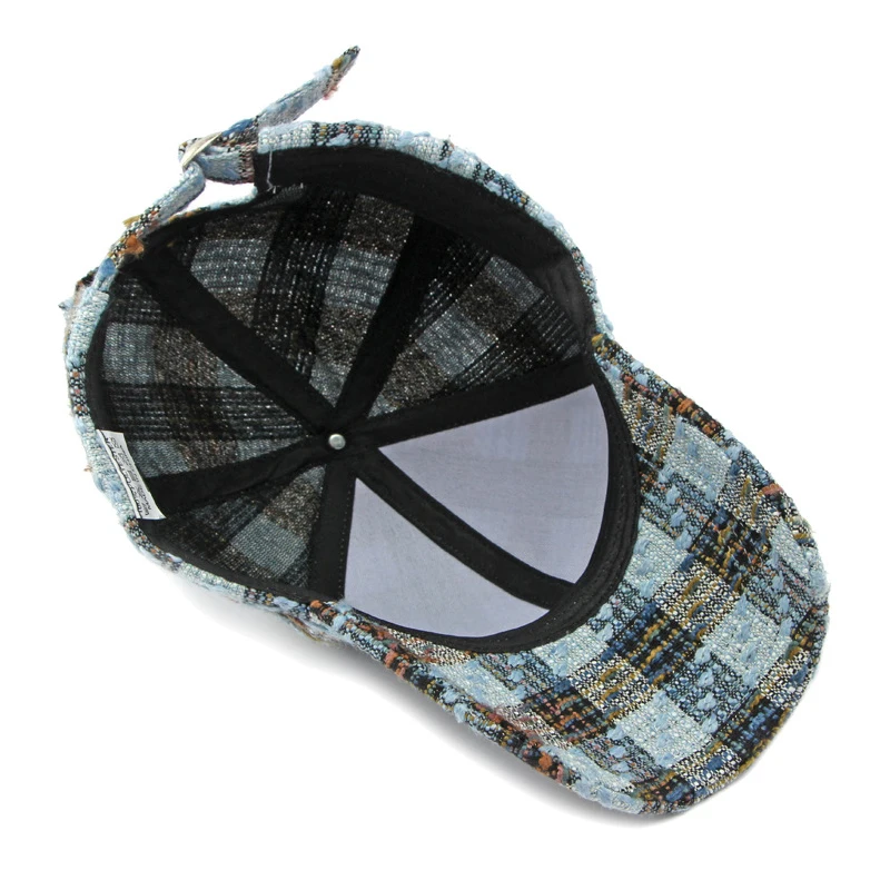Gorra táctica outdoor de mujer rosa y azul con visera - imagen 5