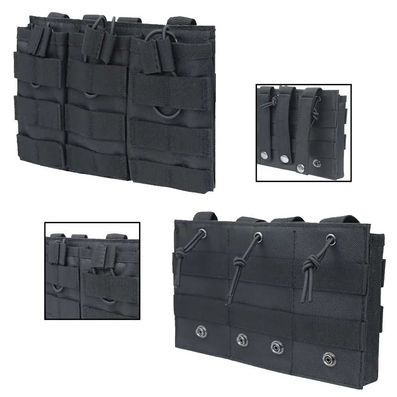 Portacargador Táctico MOLLE – Nylon resistente para munición airsoft y caza