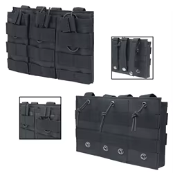 Portacargador Táctico MOLLE – Nylon resistente para munición airsoft y caza