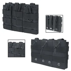 Portacargador Táctico MOLLE – Nylon resistente para munición airsoft y caza