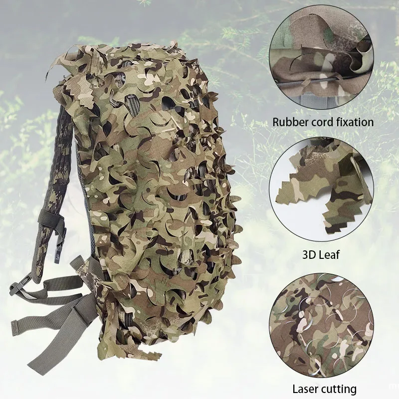 Funda cubremochila camuflaje corte láser para equipo outdoor