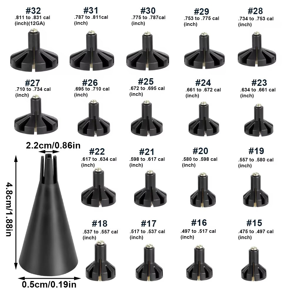 Adaptadores multicalibre para mira láser de rifle y escopeta - imagen 2