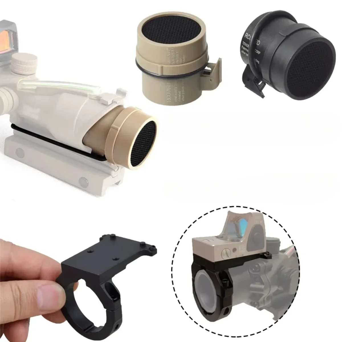Soporte mount kill flash red dot para Rifle 4X32 – Airsoft y caza