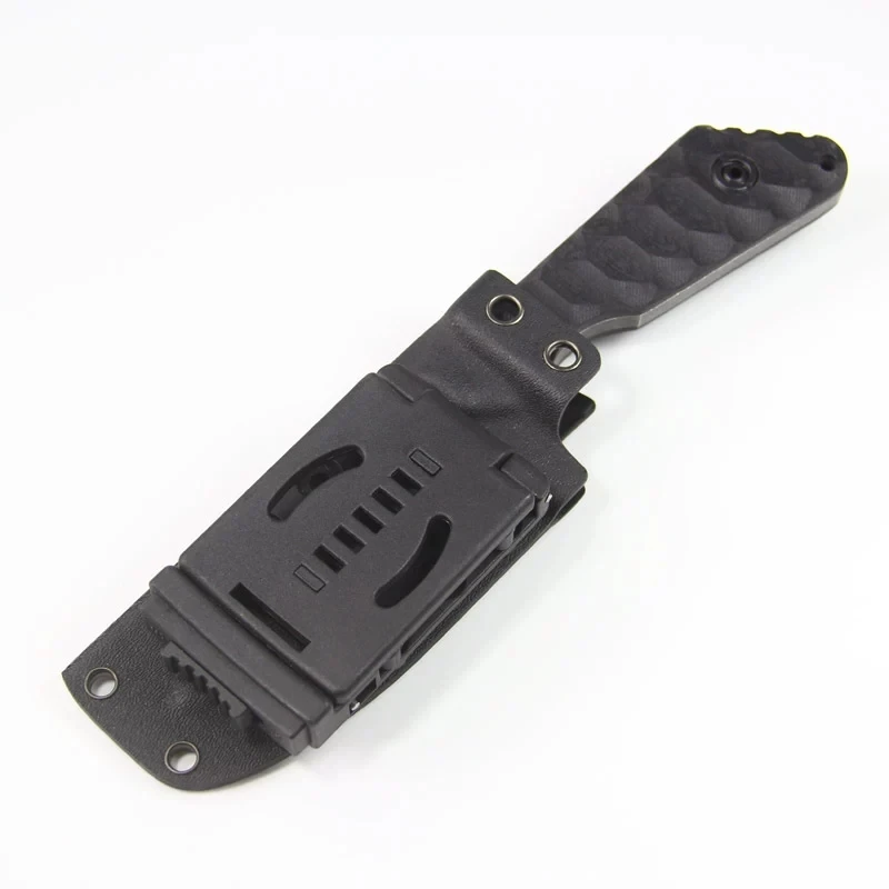 Cuchillo táctico de extracción rápida con funda y abrazadera