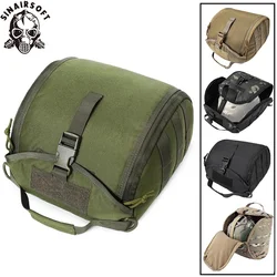 Bolsa táctica MOLLE para casco – funda de transporte multiusos