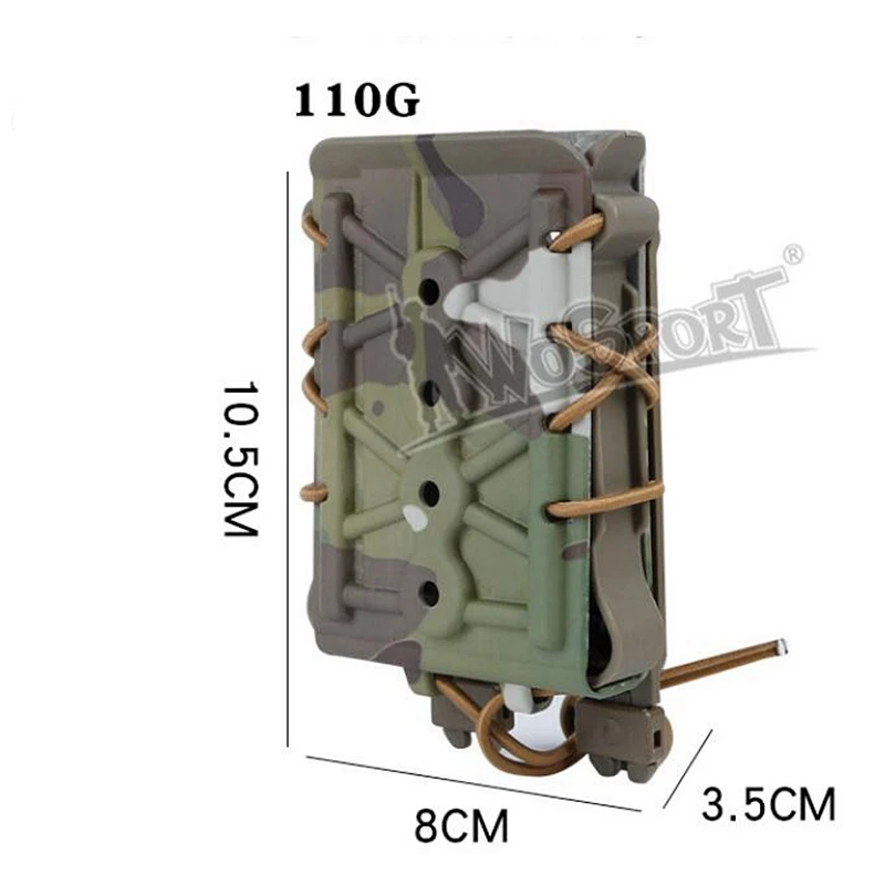 Bolsa cargador MOLLE táctica para rifles M4 AR15 AK - imagen 3