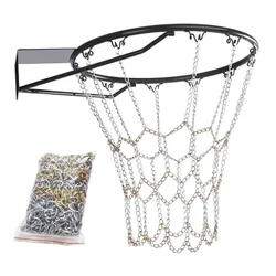 Red de baloncesto galvanizada de acero para exteriores