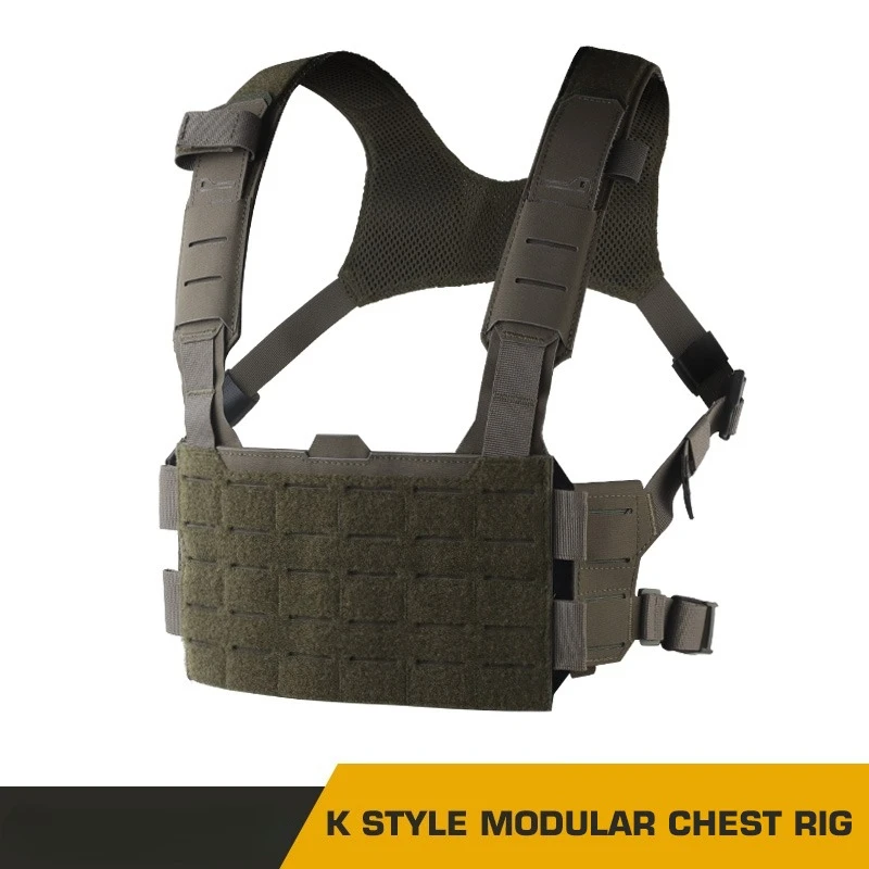 Arnés táctico MOLLE estilo K para airsoft, caza y entrenamiento - imagen 4