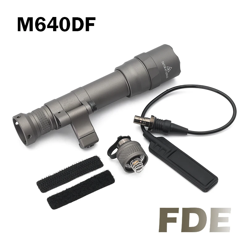 Linterna táctica M640DF LED blanca, doble combustible, Picatinny - imagen 3
