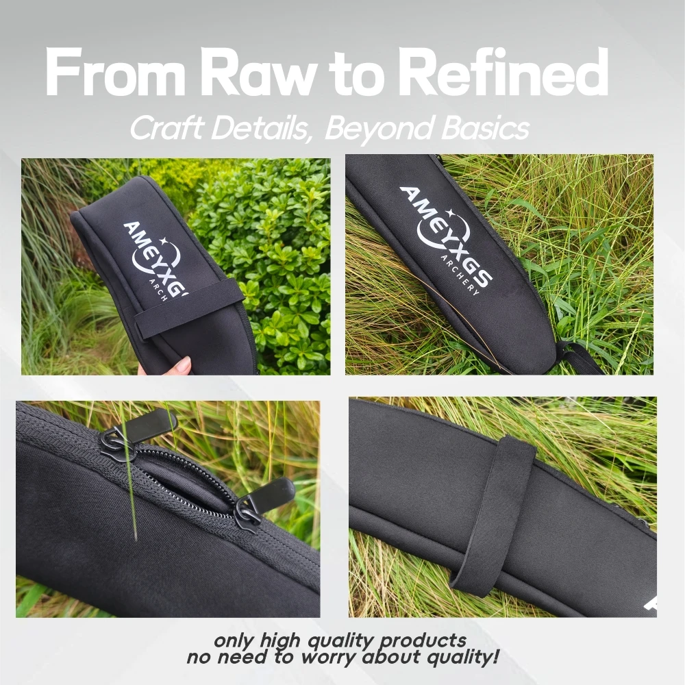 Funda impermeable para arco de tiro recurvo desmontable con cierre - imagen 4