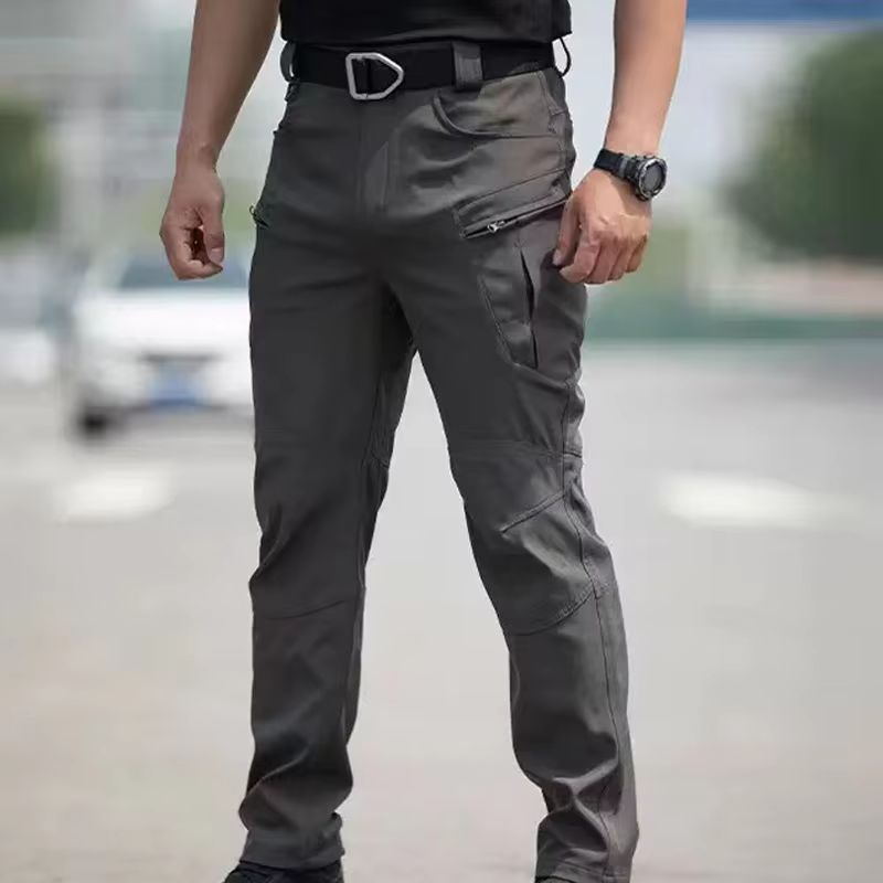 Pantalón cargo softshell táctico – Elástico/secado rápido hombre