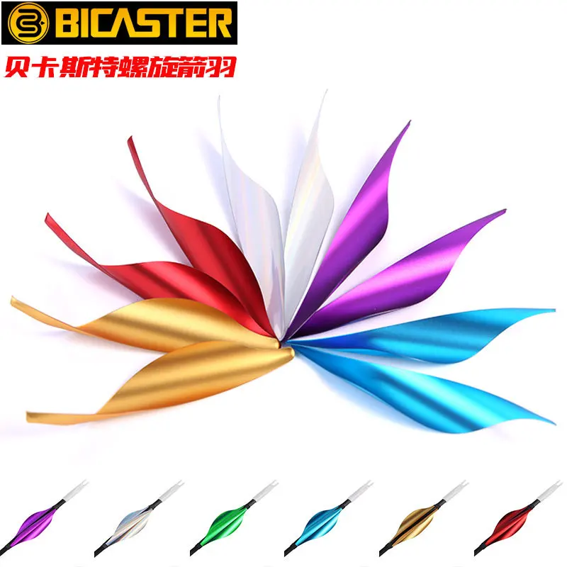 Plumas de flecha arquería – Aletas spin 50 ud