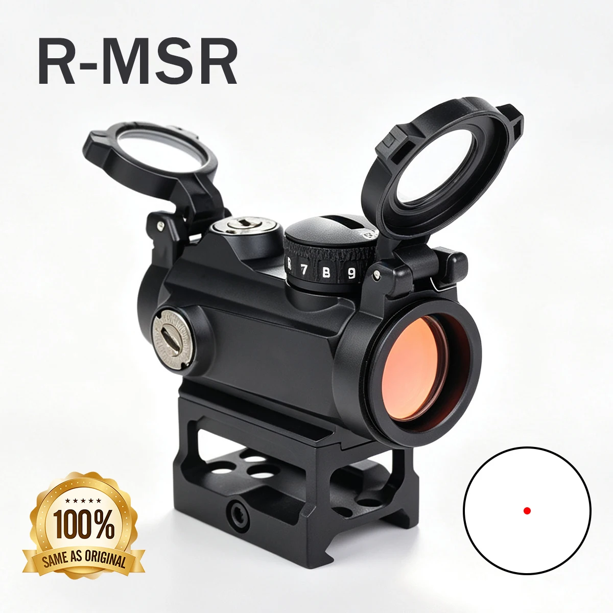 Mira Punto Rojo R-MSR Holográfica con Montaje Weaver 1.41\" y Riel 20 mm