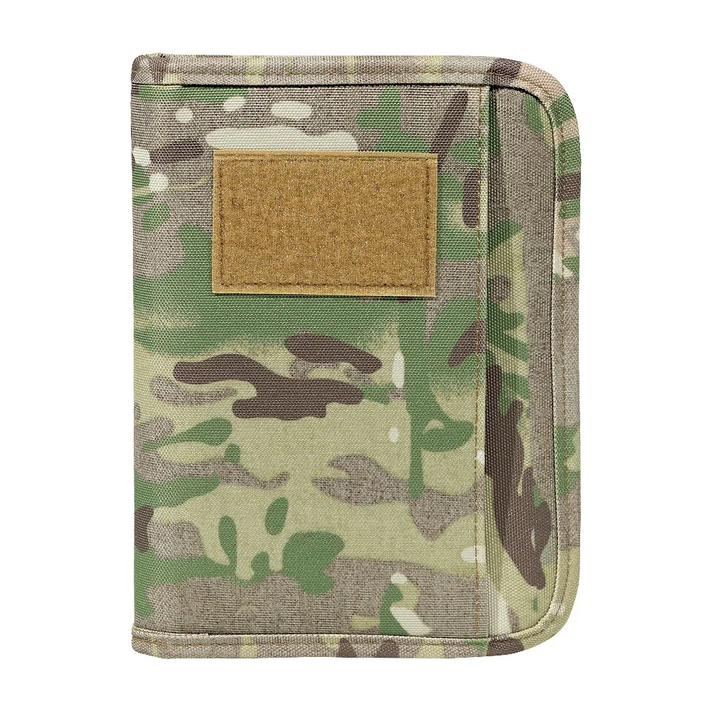 Cuaderno táctico de exteriores con cubierta protectora y hojas sueltas