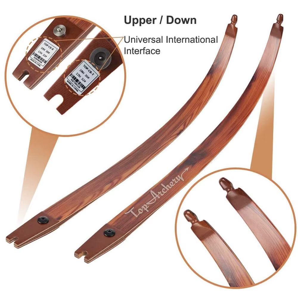 Dispositivo ILF arco recurvo 60” 25-62 lbs adultos principiantes