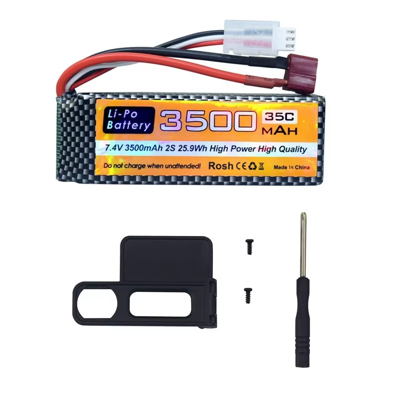 Batería LiPo 2S 35C 3500mAh 7,4V MJX Hyper Go – Enchufe T - imagen 2