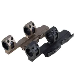 Montura QD 25,4/30 mm con palanca y anillo doble para riel Picatinny