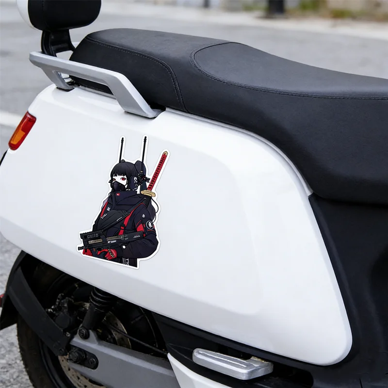 Pegatina reflectante impermeable – Chica anime sexy para coche o moto - imagen 4