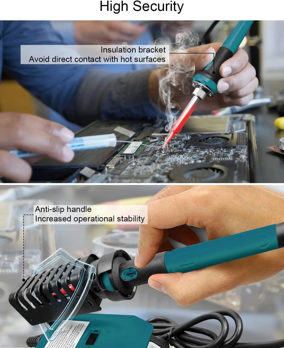 Makita soldador inalámbrico de batería ion-litio para electrónica - imagen 3