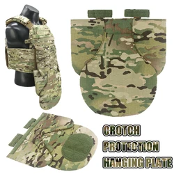 Chaleco táctico combate nylon 500D con placa colgante e inguinal