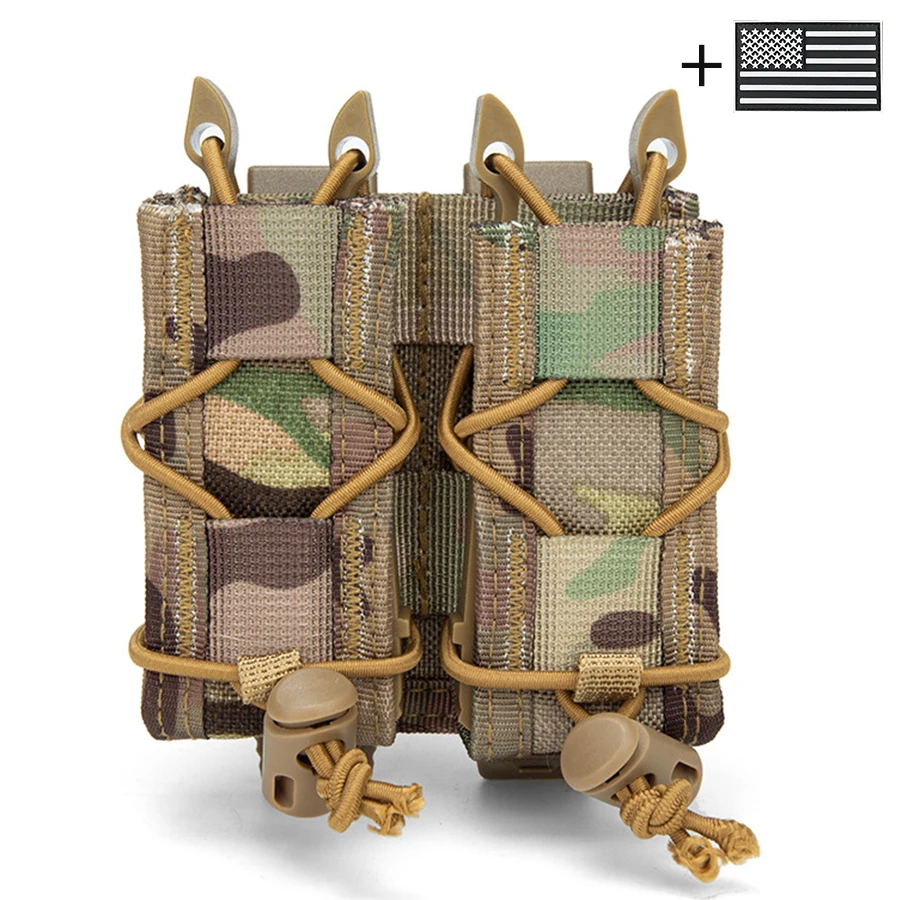 Bolsa elástica linterna con sistema MOLLE y clip rápido