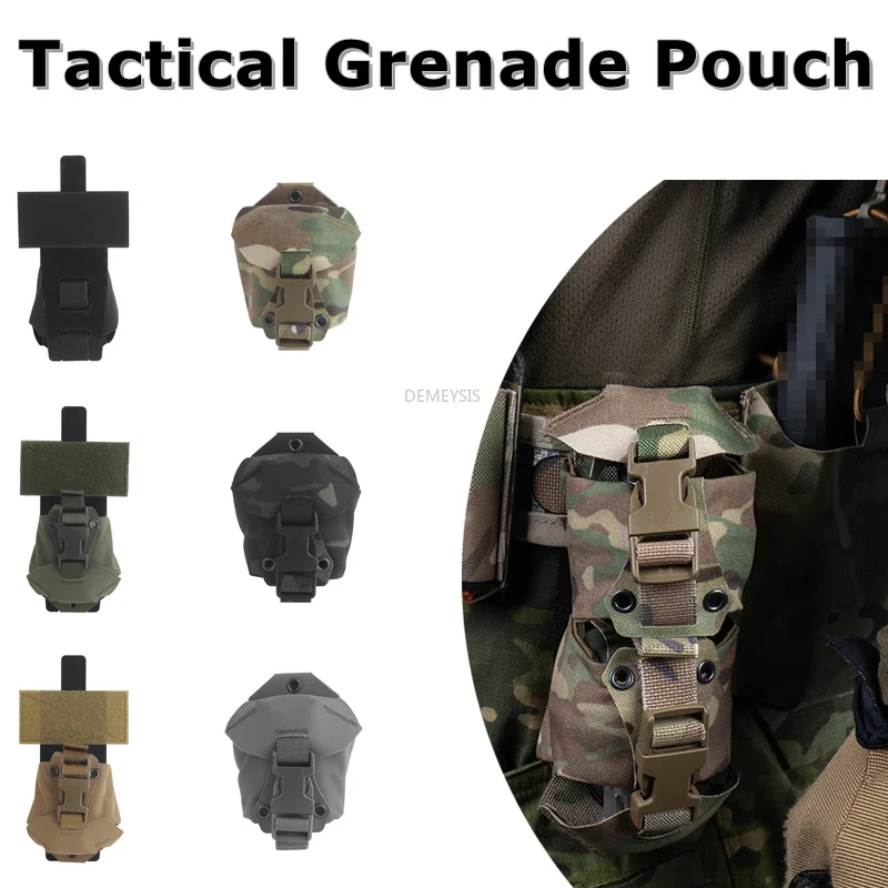 Bolsa táctica para granadas M67 Frag con cinturón MOLLE